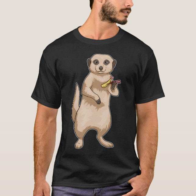 Meerkat Fisch Tempura T-Shirt (Vorderseite)