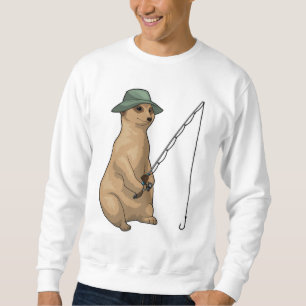 Meerkat Fishing Fisher Sweatshirt