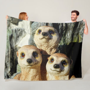 MEERKAT FLEECEDECKE