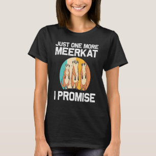 Meerkat for Men Women Retro Wildlife Zotier T-Shirt