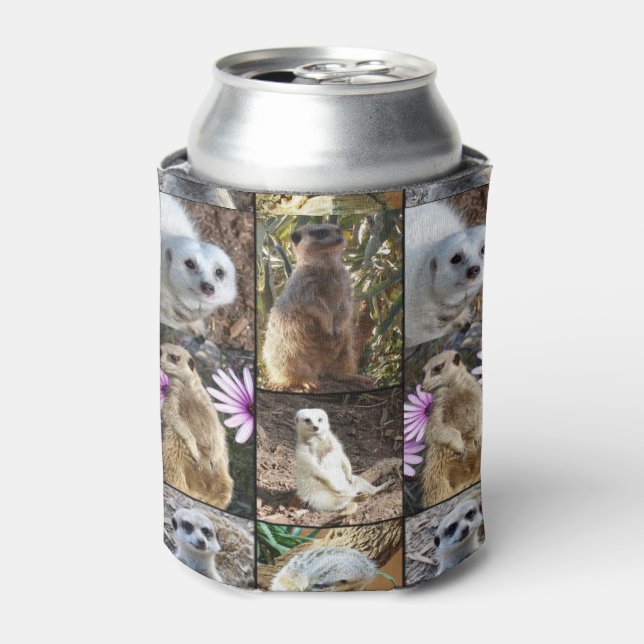Meerkat FotoCollage, Dosenkühler (Kanne Vorderseite)
