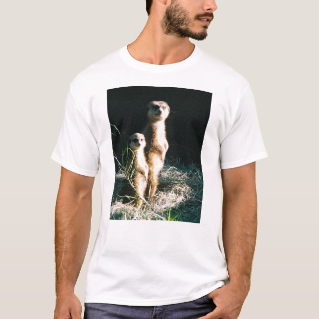 Meerkat Freund-T-Shirt T-Shirt (Vorderseite)