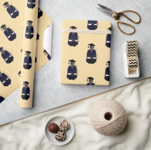 Meerkat Graduate Gown Abschluss Geschenkpapier