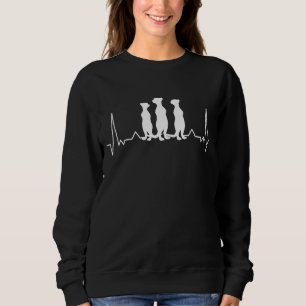 Meerkat Heartbeat 2 Sweatshirt