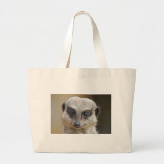 Meerkat herauf nahes jumbo stoffbeutel