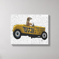 Meerkat im Frisierte Auto