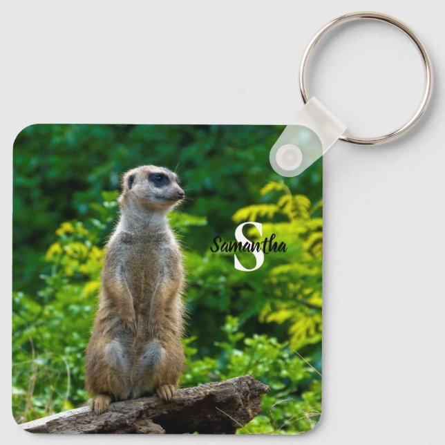 Meerkat Keyring Schlüsselanhänger (Rückseite)