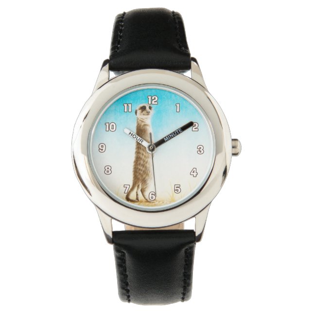 Meerkat Kids Watch Armbanduhr (Vorderseite)