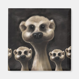 Meerkat Kühlschrankmagnet Magnet