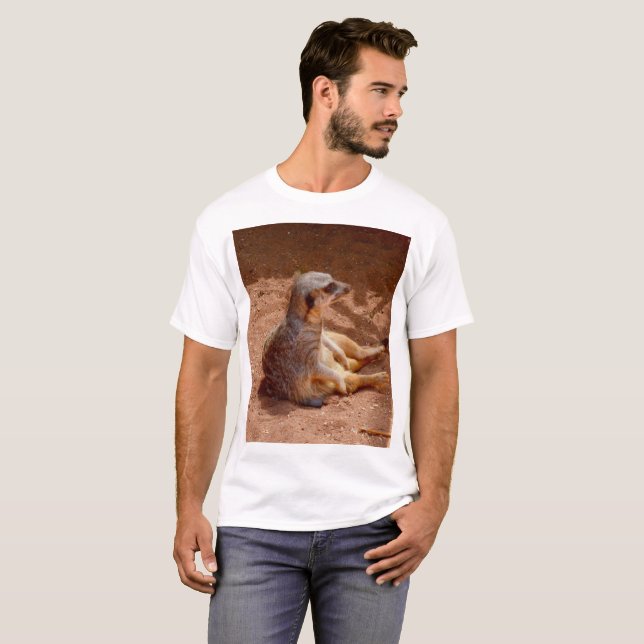 Meerkat Lazy Days T-Shirt (Vorne ganz)
