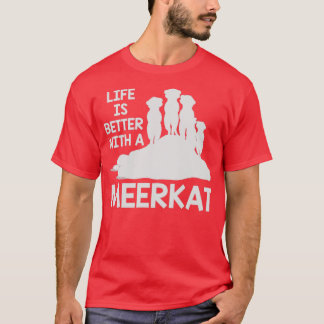 Meerkat Lover Tierspende Meerkat T-Shirt