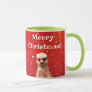 Meerkat Meery Weihnachtslustige WeihnachtsTasse Tasse