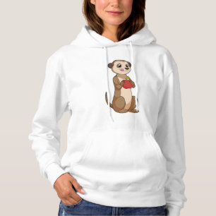 Meerkat mit Apple Hoodie