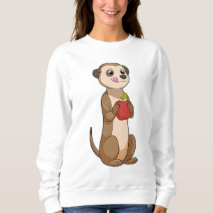 Meerkat mit Apple Sweatshirt