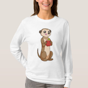 Meerkat mit Apple T-Shirt