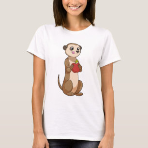 Meerkat mit Apple T-Shirt