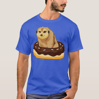Meerkat mit Donut 1 T-Shirt