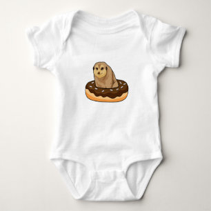 Meerkat mit Donut Baby Strampler
