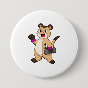 Meerkat mit Dumbell Button