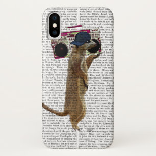 Meerkat mit Ghettoblaster-Getto-Bläser 2 Case-Mate iPhone Hülle