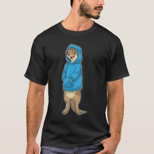 Meerkat mit Hoodie T-Shirt