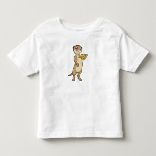 Meerkat mit Pizza Kleinkind T-shirt