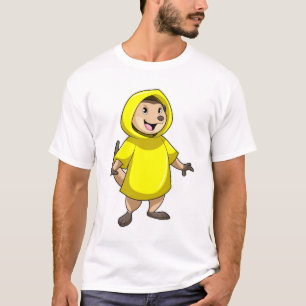 Meerkat mit Raincoat T-Shirt