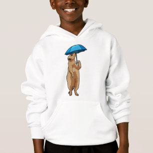 Meerkat mit Schirm Hoodie