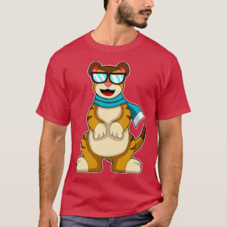 Meerkat mit Sonnenbrille Scarf T-Shirt