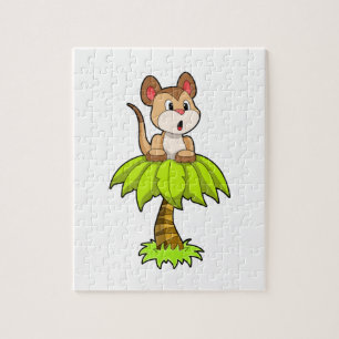 Meerkat mit Tree Puzzle