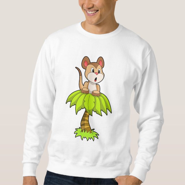 Meerkat mit Tree Sweatshirt (Vorderseite)