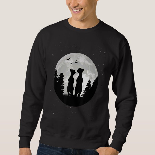 Meerkat Moon 1 Sweatshirt (Vorderseite)