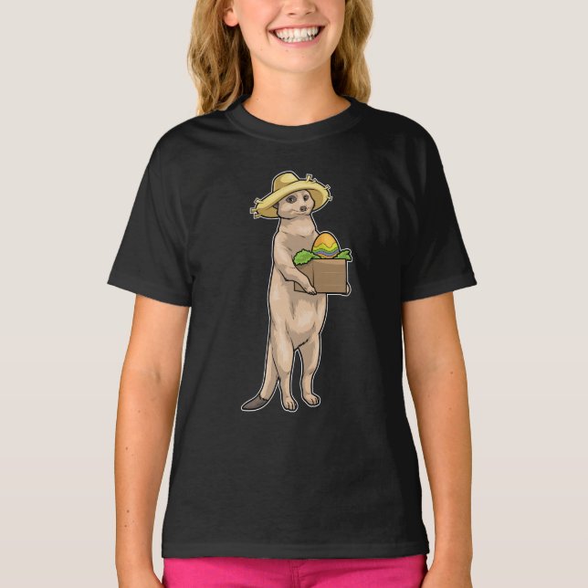 Meerkat Ostereier Bauer T-Shirt (Vorderseite)