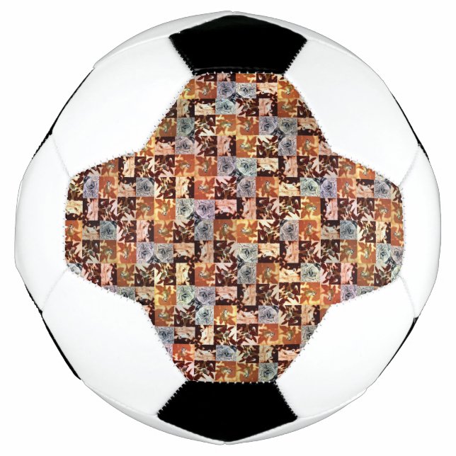 Meerkat Patchwork, Soccerball Fußball (Vorderseite)