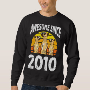 Meerkat Phantastisch Seit 2010 12. Geburtstag 12 J Sweatshirt
