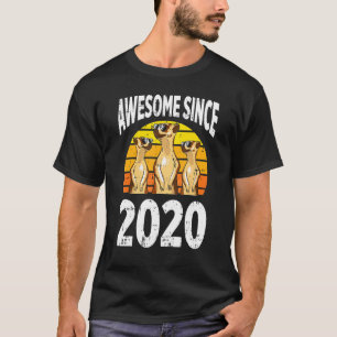 Meerkat Phantastisch Seit 2020 2. Geburtstag 2 Jah T-Shirt