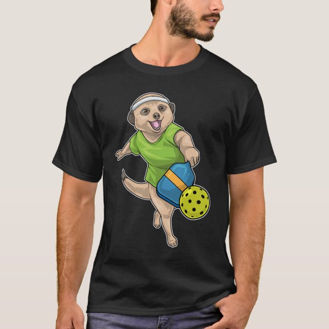 Meerkat Pickleball T-Shirt (Vorderseite)