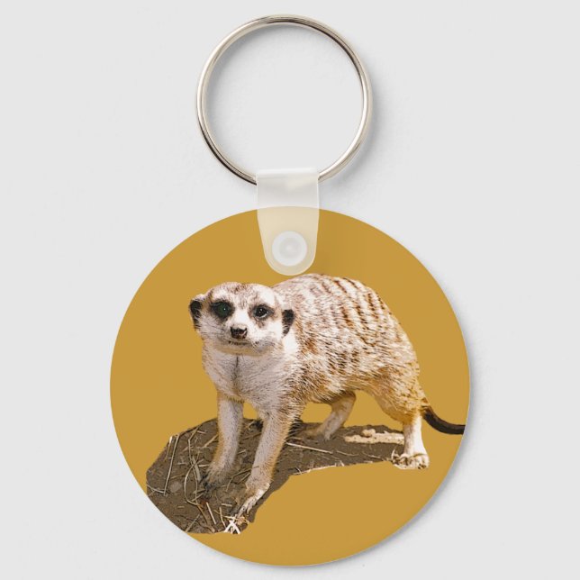 Meerkat Picture Schlüsselanhänger (Vorderseite)