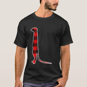 Meerkat Red Buffalo Kariert Mierkat Matching Pj Fa T-Shirt