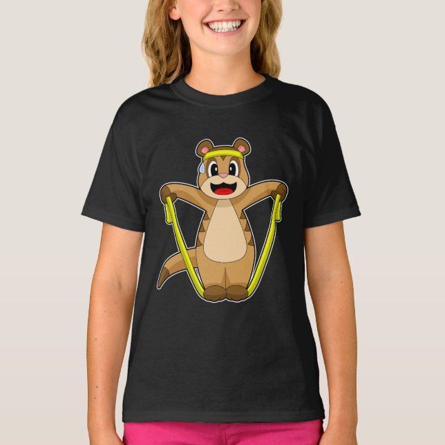 Meerkat Rope Skip Rope T-Shirt (Vorderseite)