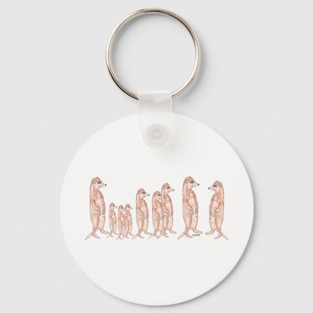 Meerkat Schlüsselanhänger (Vorderseite)