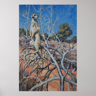 Meerkat sentinel - Kunstdruck Poster