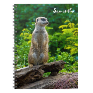 Meerkat Spiral Notebook Notizblock