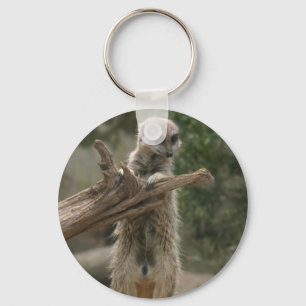 Meerkat stehender Schlüsselanhänger