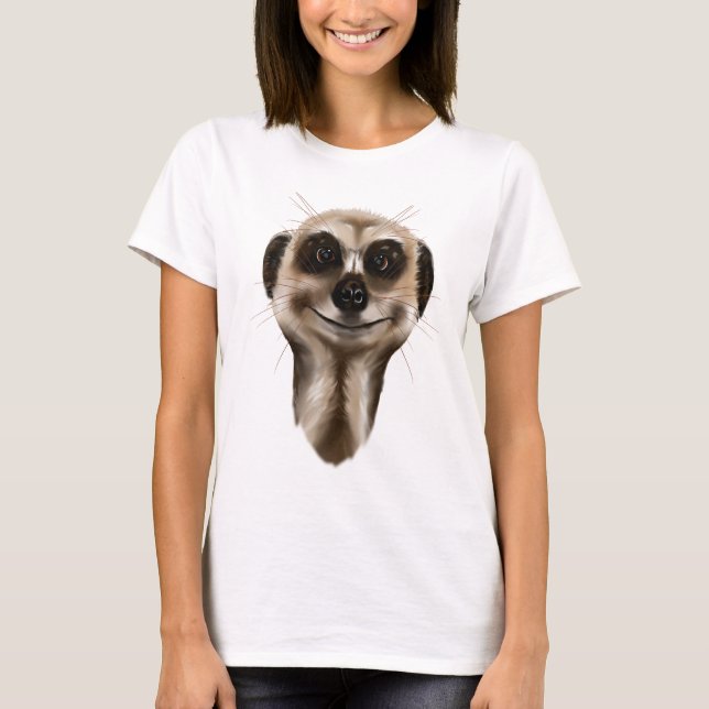 Meerkat stellen Shirts gegenüber (Vorderseite)