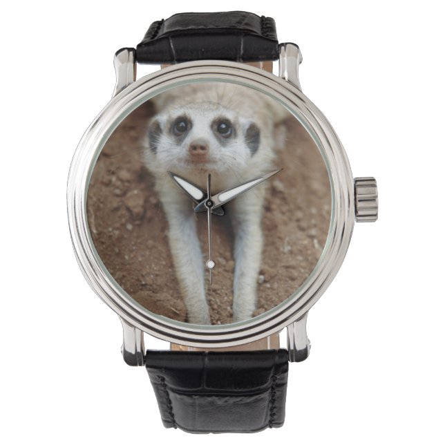 Meerkat (Suricata Suricatta) Kühlung Armbanduhr (Vorderseite)