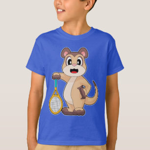 Meerkat Tennis Racis T-Shirt
