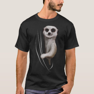 Meerkat-Tier, das von innen kommt T-Shirt