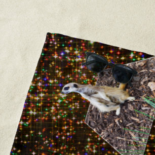 Meerkat Twinkle Stars, Strandtuch