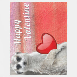 MEERKAT VALENTINE FLEECEDECKE